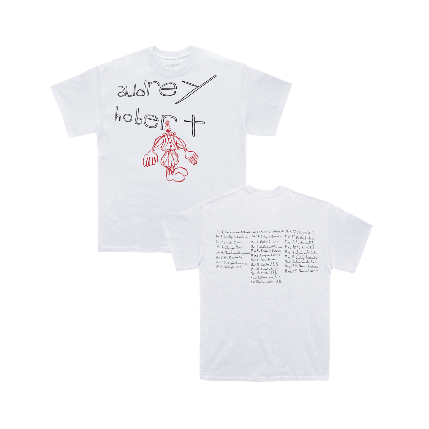 Clown Tour White Tee