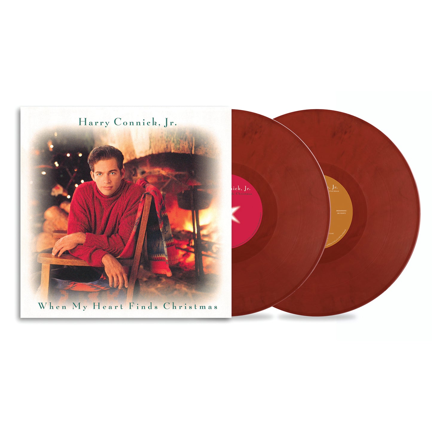 WHEN MY HEART FINDS CHRISTMAS (SOLID RED & BLACK COLOURED) VINYL