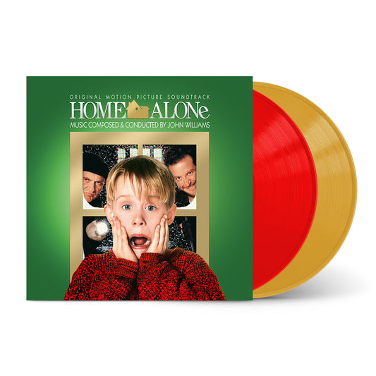 HOME ALONE (ORIGINAL MOTION PICTURE SOUNDTRACK) (RED AND GOLD COLOURED) VINYL