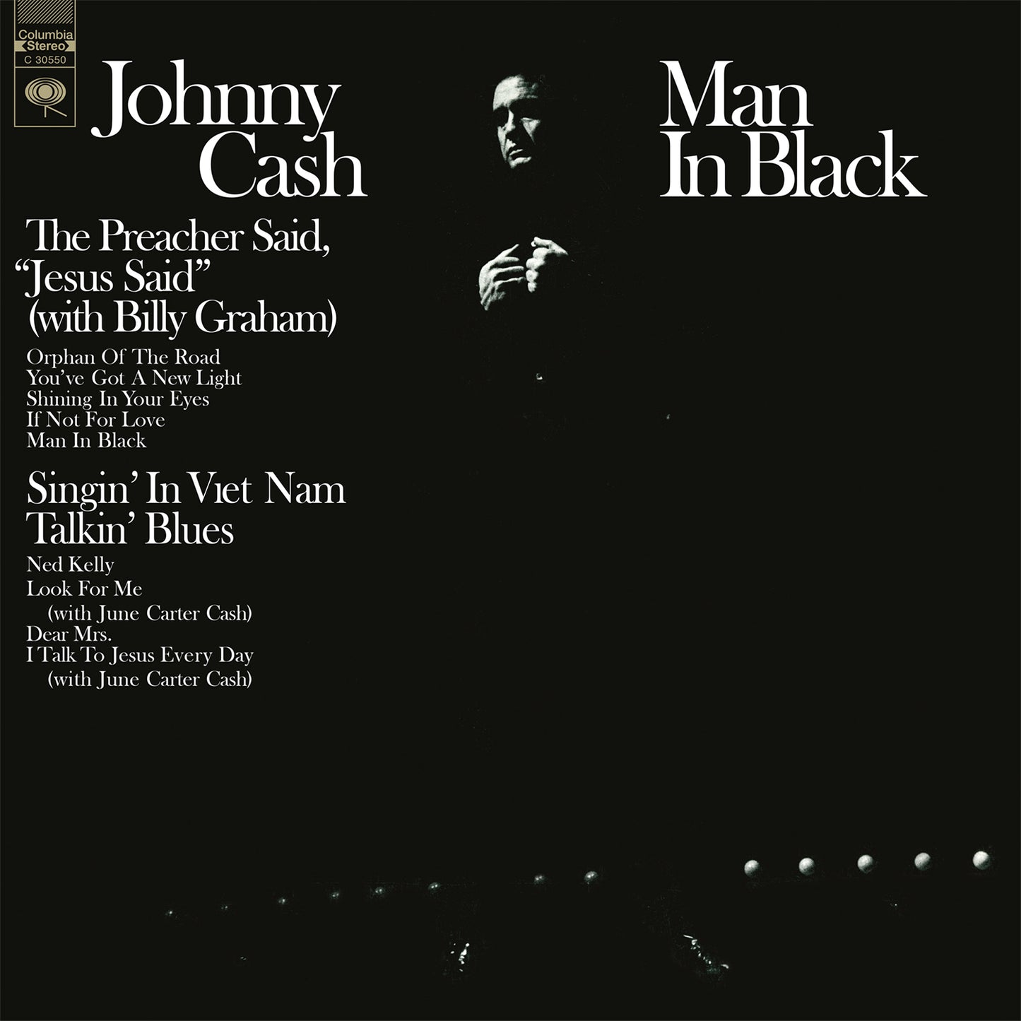 MAN IN BLACK (CRYSTAL CLEAR) VINYL