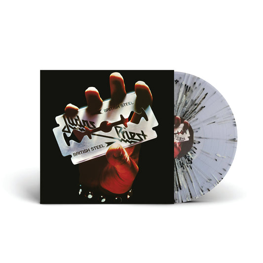 BRITISH STEEL (BLACK AND WHITE SPLATTER) VINYL