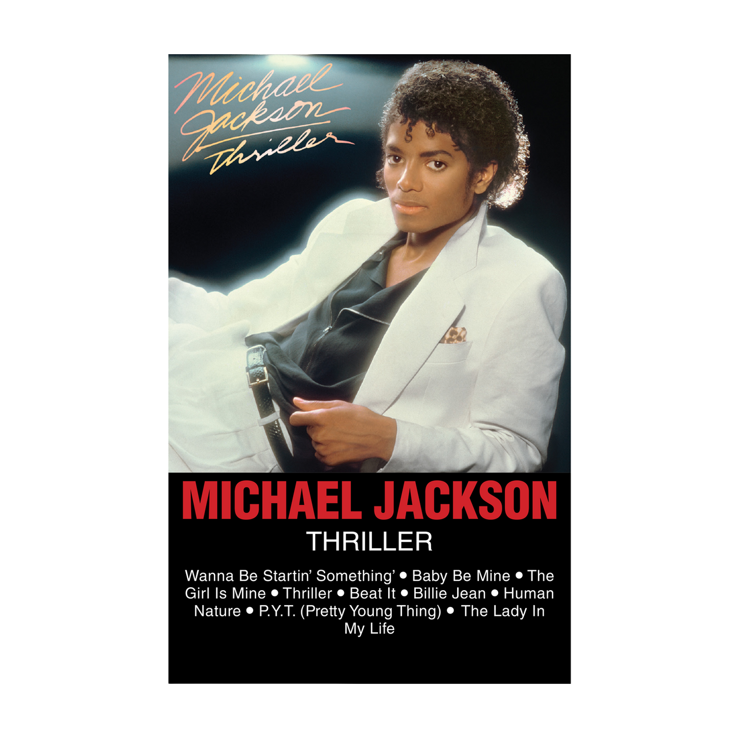 THRILLER CASSETTE (GOLD METALLIC)