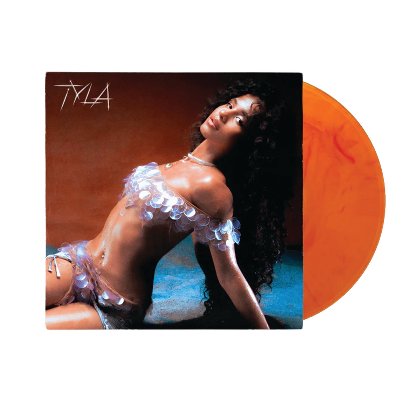 TYLA (ORANGE TRANSLUCENT W/ RED SWIRL) VINYL