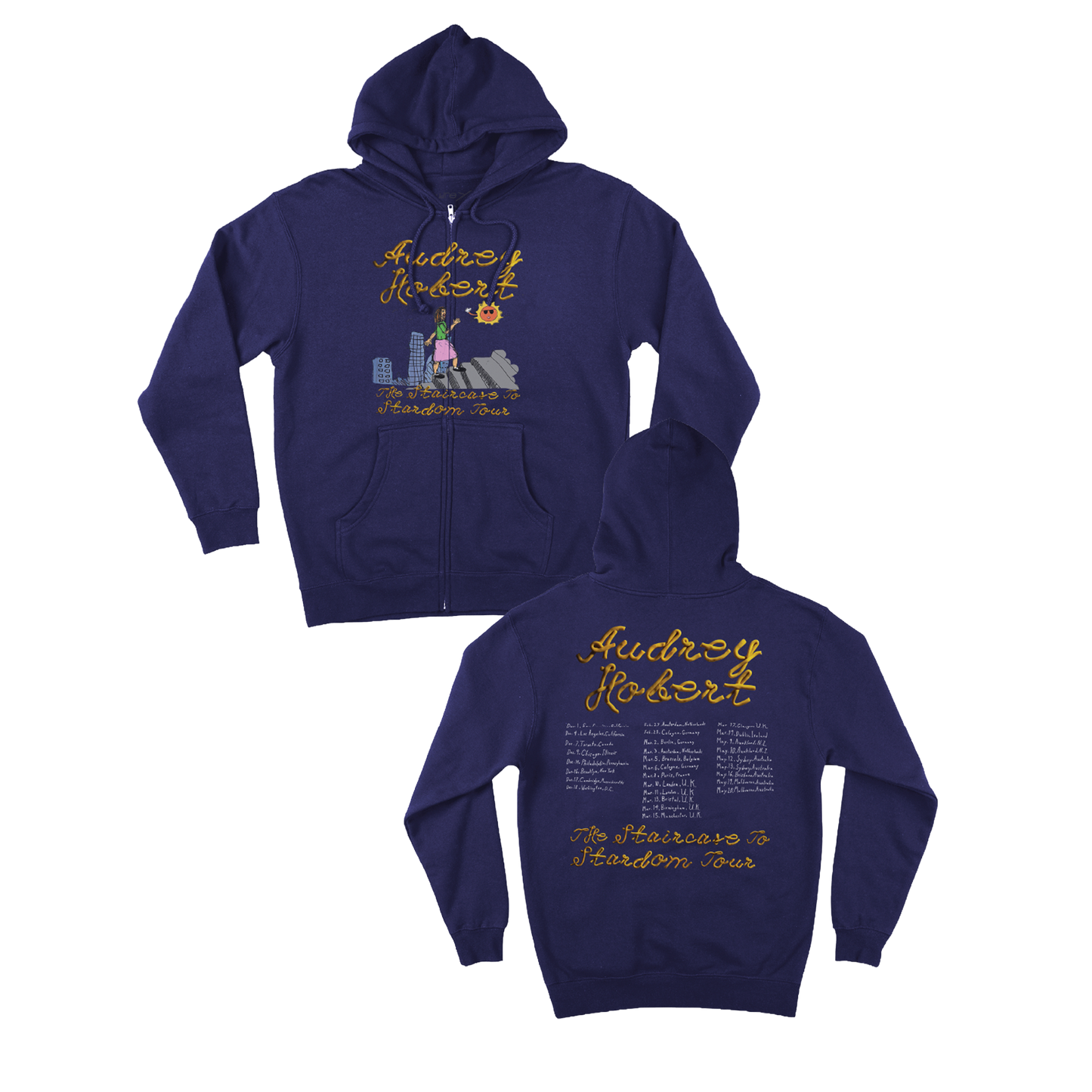 World Tour Navy Hoodie