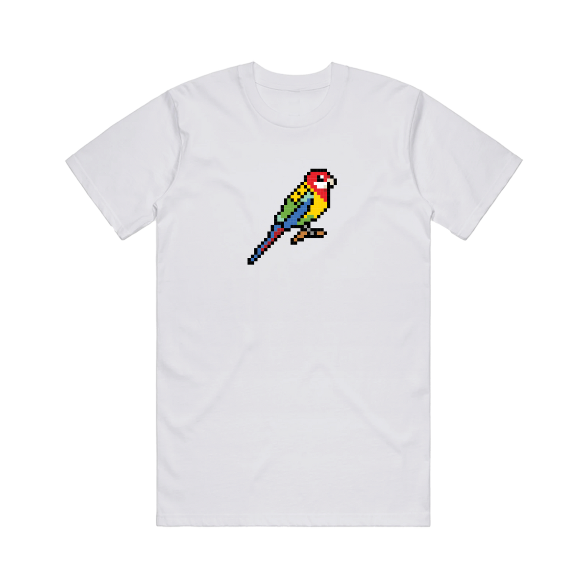 Eastern Rosellas White T-Shirt (Adult)