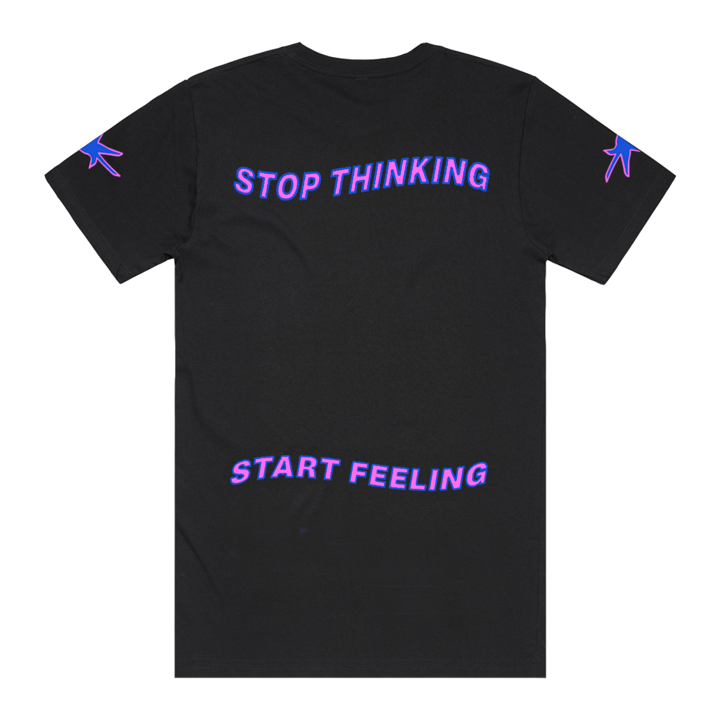 STOP THINKING TEE BLACK