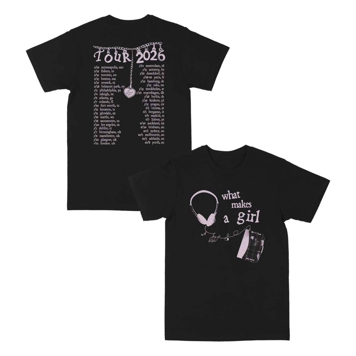 What makes A Girl Tour Tee