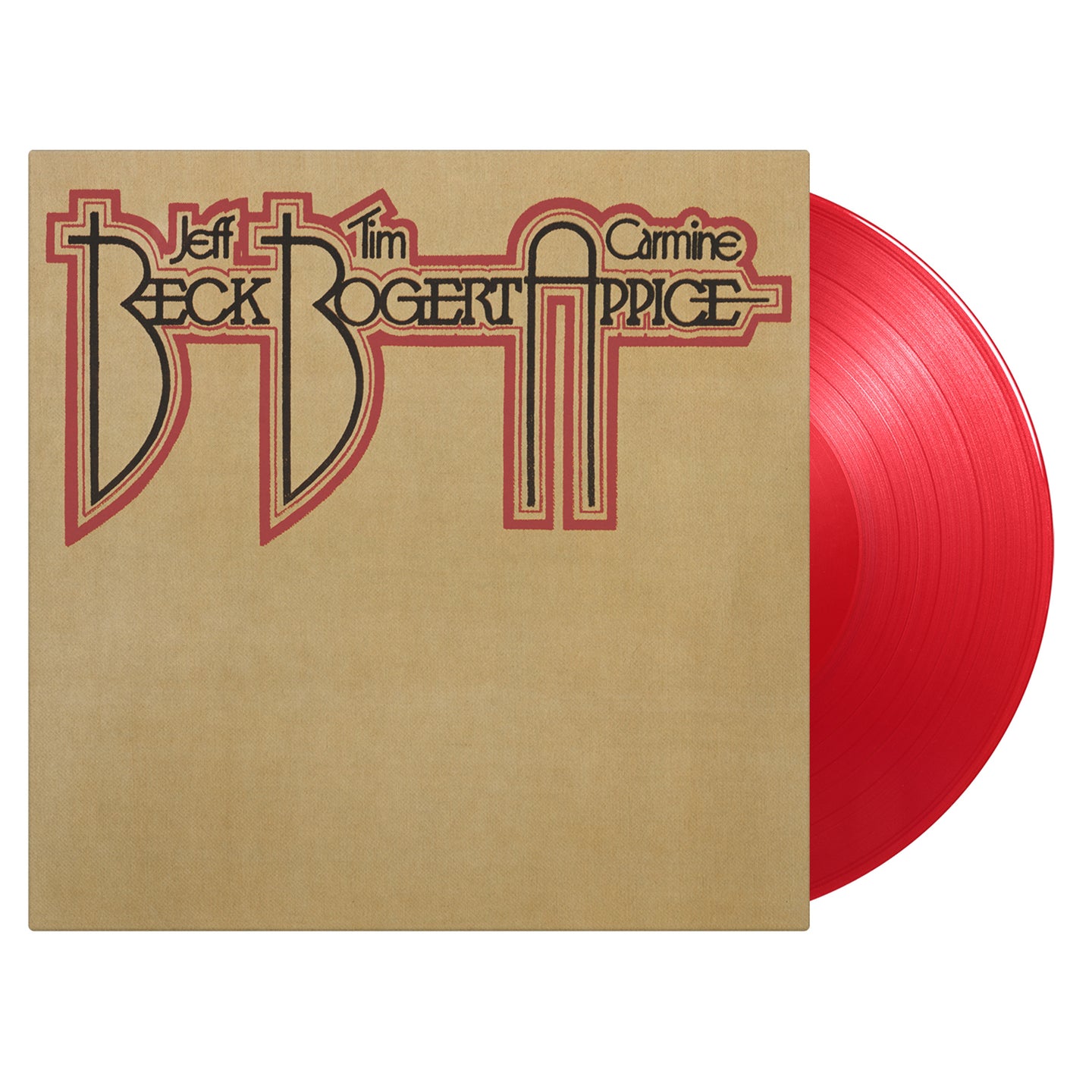 BECK, BOGERT & APPICE 50TH ANNIVERSARY EDTION (TRANSLUCENT RED COLOURED) VINYL