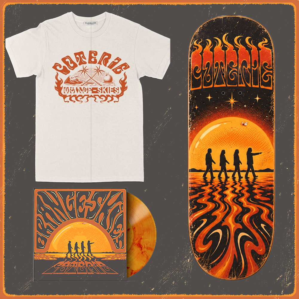 Orange Skies Skate Deck + Tee + Vinyl