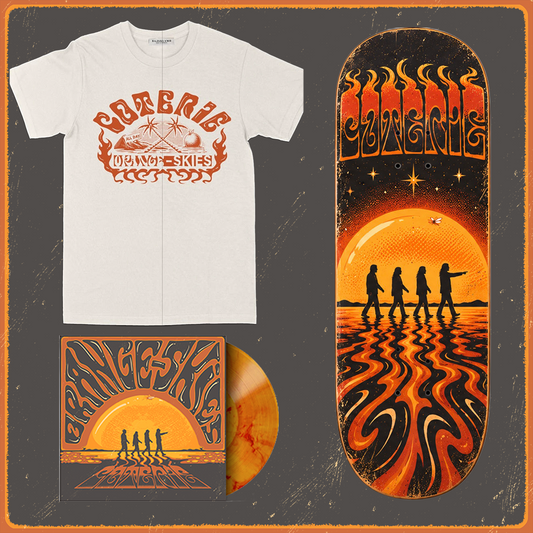 Orange Skies Skate Deck + Tee + Vinyl