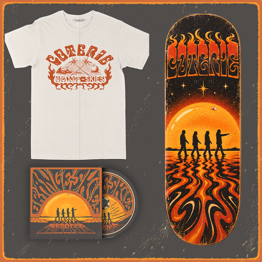 Orange Skies Skate Deck + Tee + CD