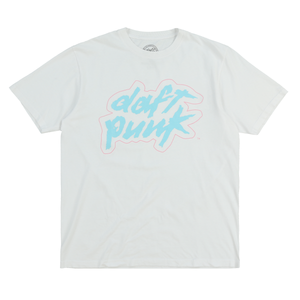 DAFT PUNK LOGO WHITE TEE
