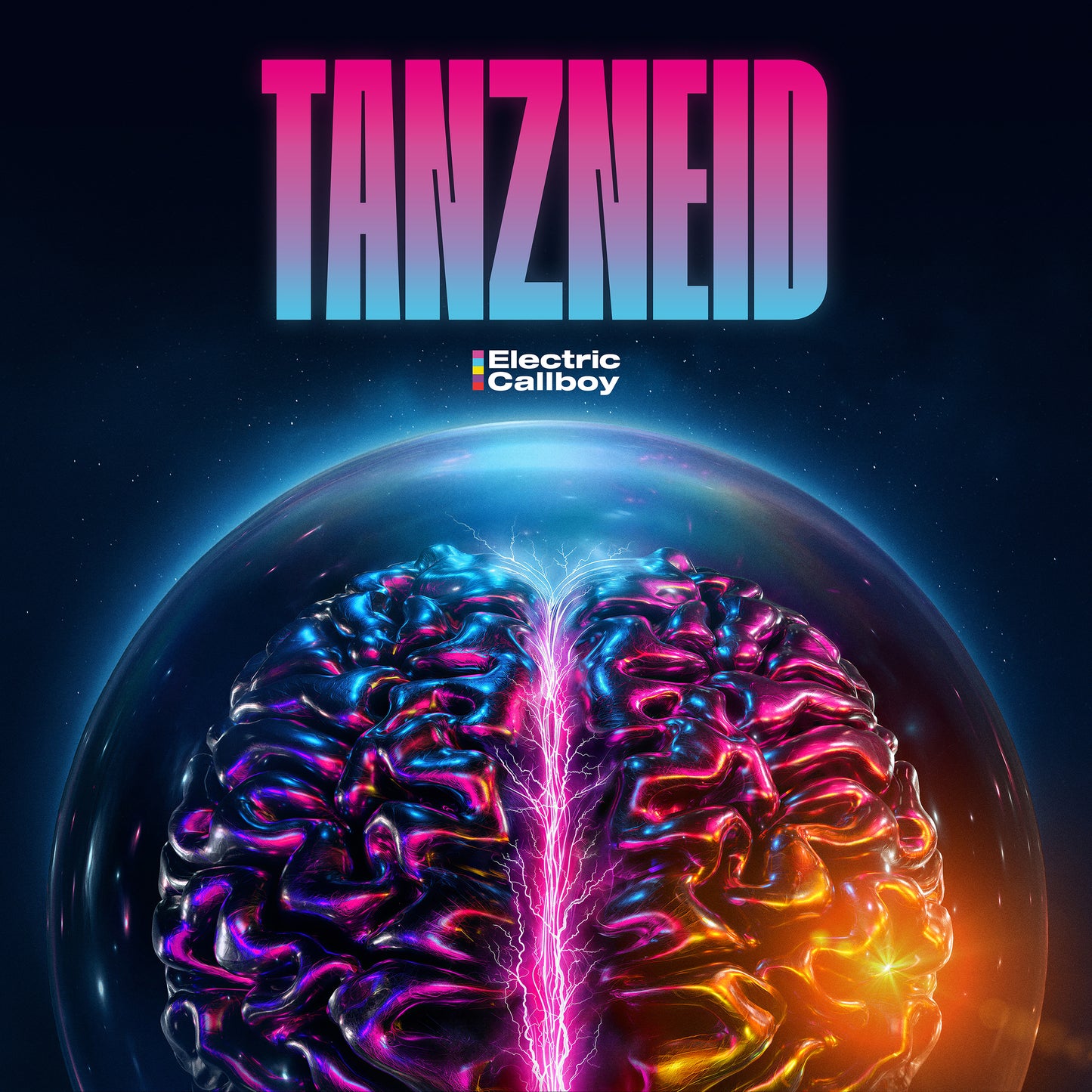 TANZNEID VINYL TRANSPARENT NEON PINK VINYL