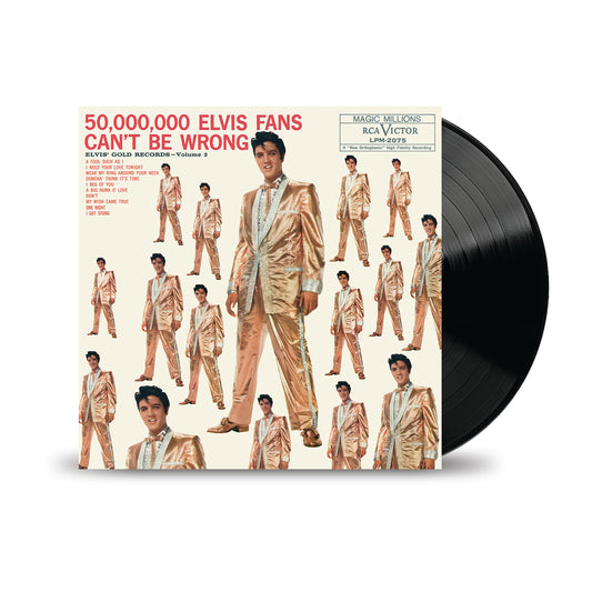 50,000,000 ELVIS FANS CAN'T BE WRONG: ELVIS' GOLD RECORDS, VOLUME 2 VINYL