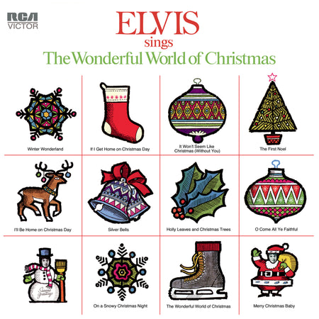 ELVIS SINGS THE WONDERFUL WORLD OF CHRISTMAS VINYL