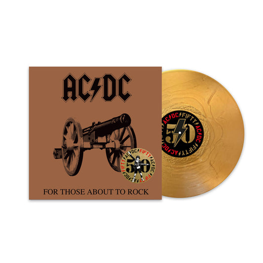 FOR THOSE ABOUT TO ROCK WE SALUTE YOU (GOLD NUGGET) VINYL