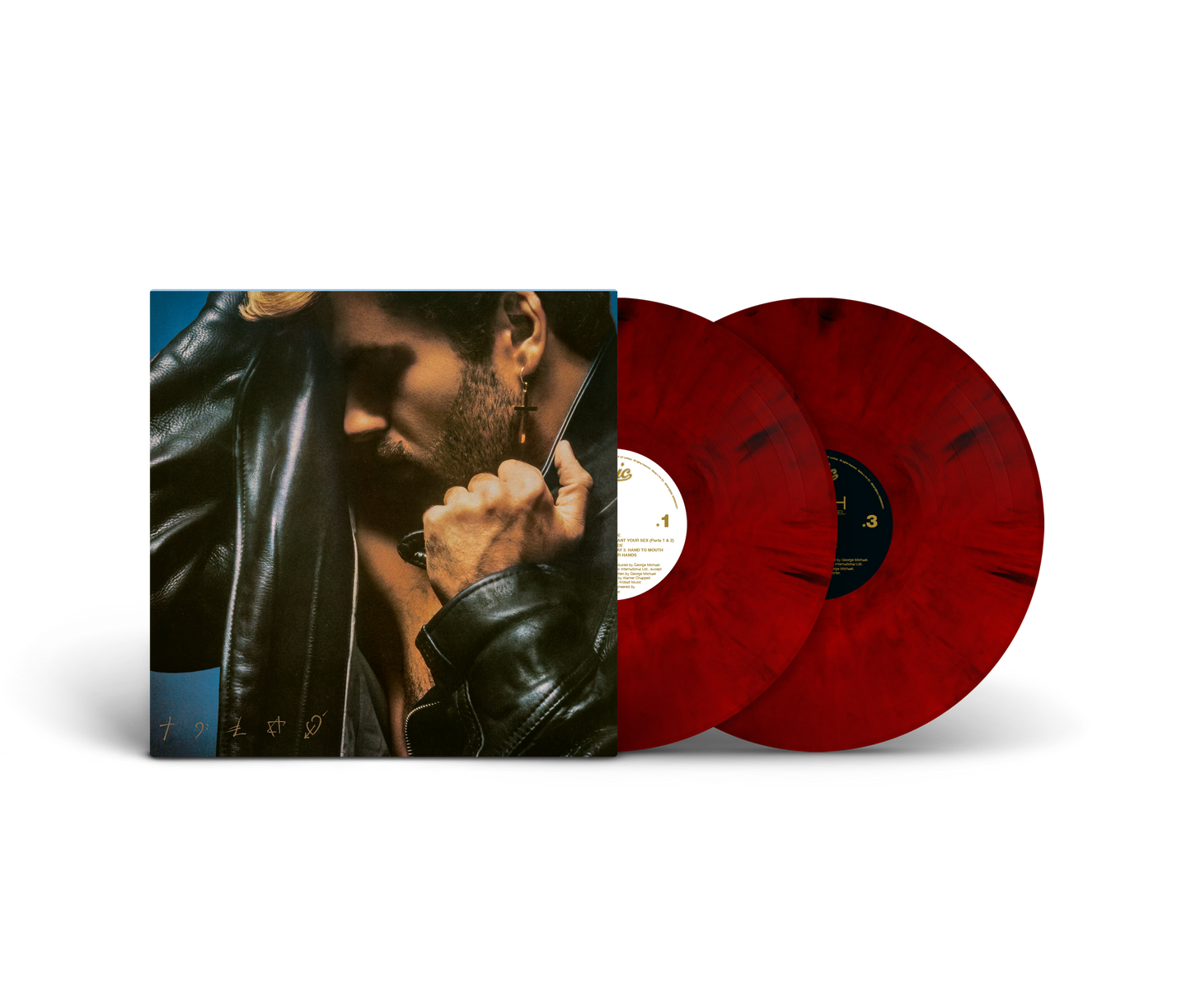 LIMITED EDITION FAITH (40TH ANNIVERSARY) RED/BLACK MARBLE 2LP VINYL