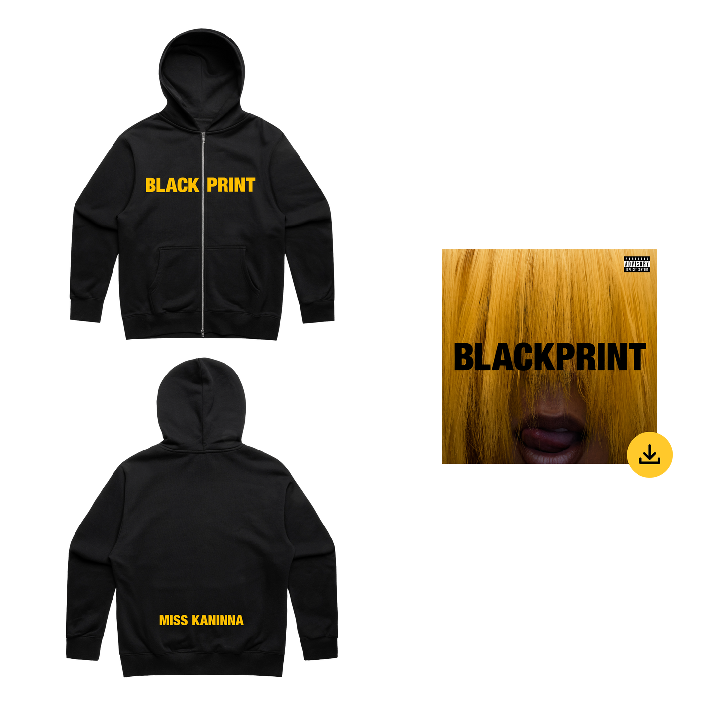 BLACKPRINT Zip Hood + Digital Download
