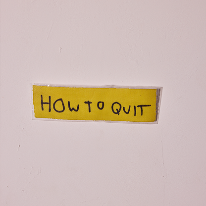 how to quit sticker pack