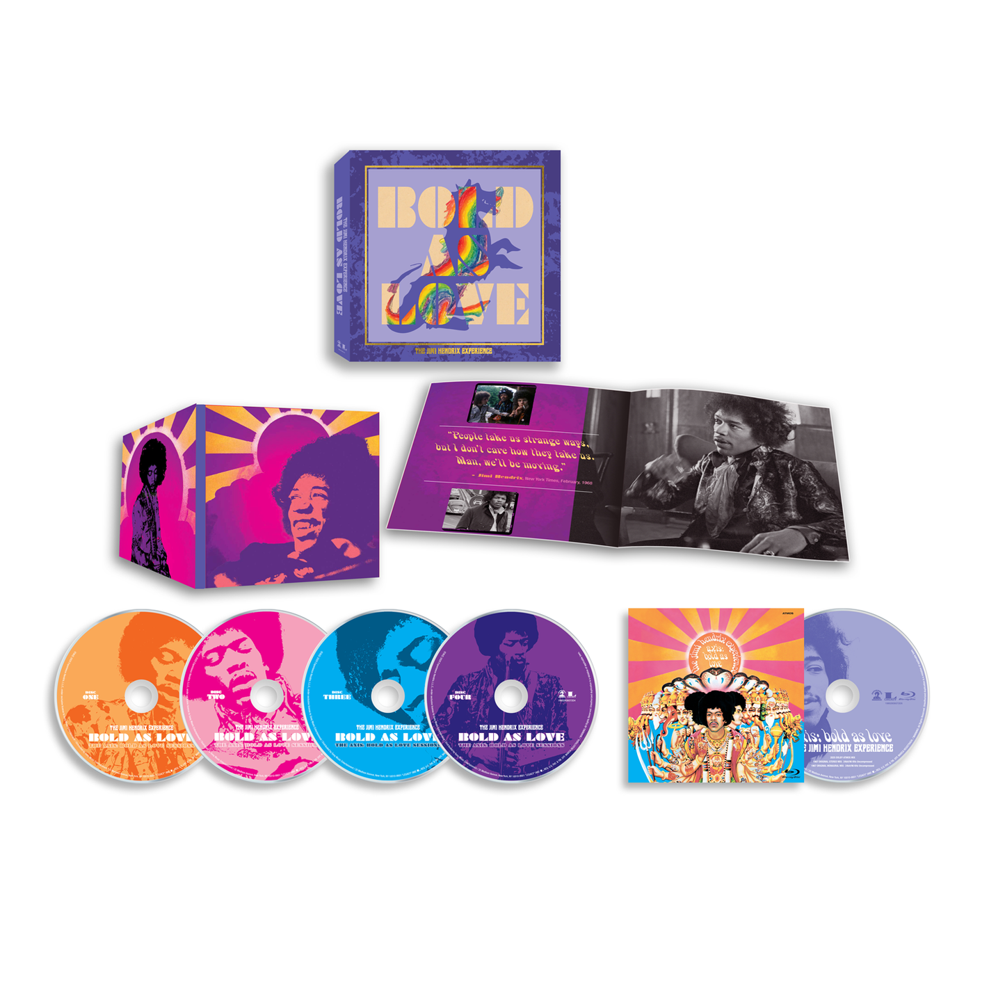 BOLD AS LOVE 4CD + BLU-RAY BOXSET