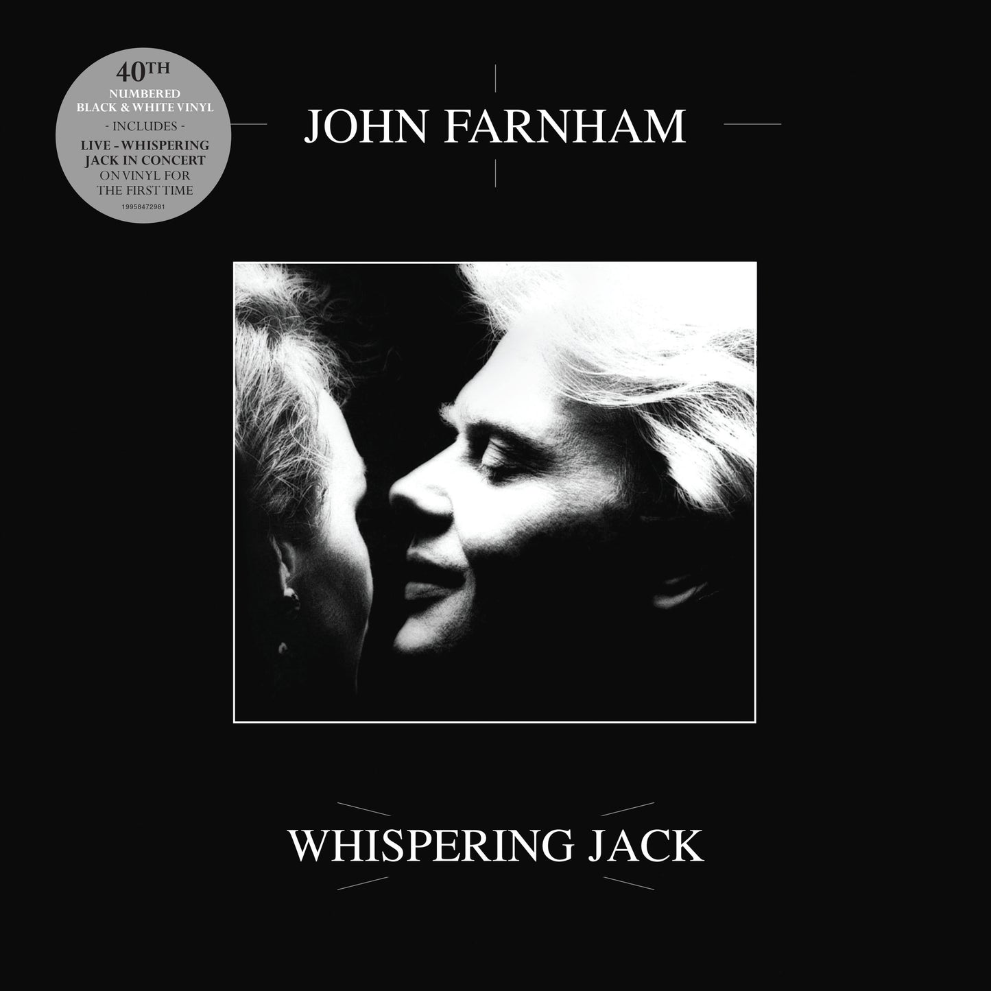WHISPERING JACK (40th ANNIVERSARY) LIMITED EDITION 2LP VINYL