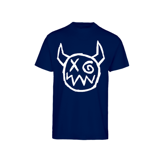 Demonhead Navy Tee