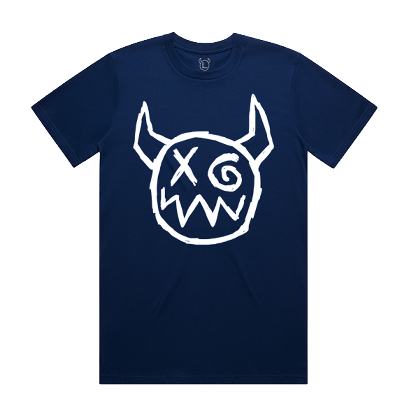 Demonhead Navy Tee