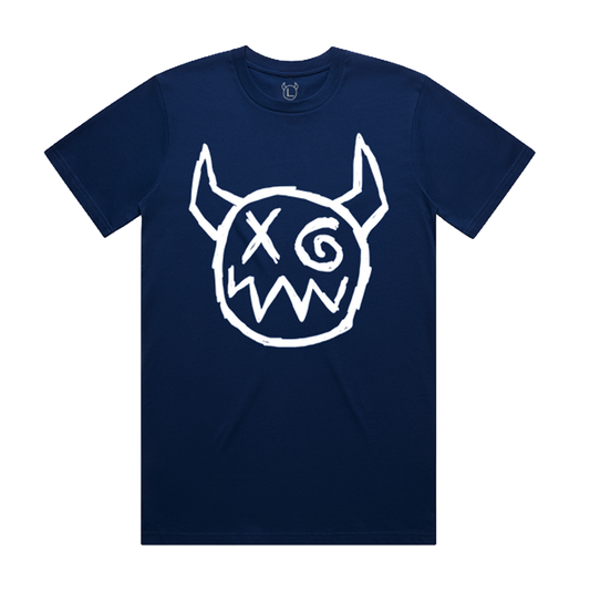 Demonhead Navy Tee