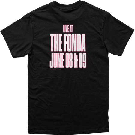 LIVE AT FONDA TEE (BLACK)