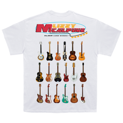 Older (and Wiser) Guitar Tee - White