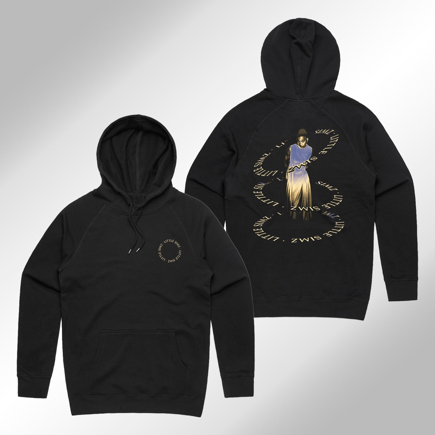 RUNNING RINGS BLACK HOODIE