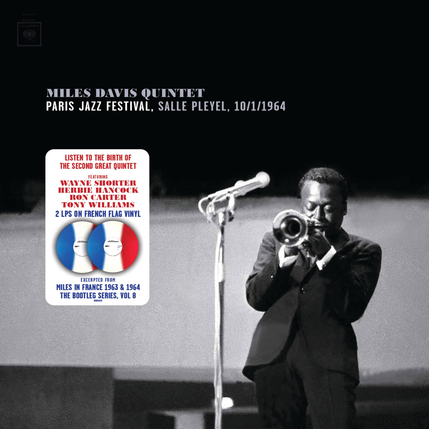 PARIS JAZZ FESTIVAL, SALLE PLEYEL 10/1/1964 (BLUE/WHITE/RED TRICOLOUR 2LP) VINYL