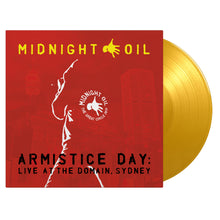 Load image into Gallery viewer, ARMISTICE DAY: LIVE AT THE DOMAIN, SYDNEY (YELLOW COLOURED) VINYL