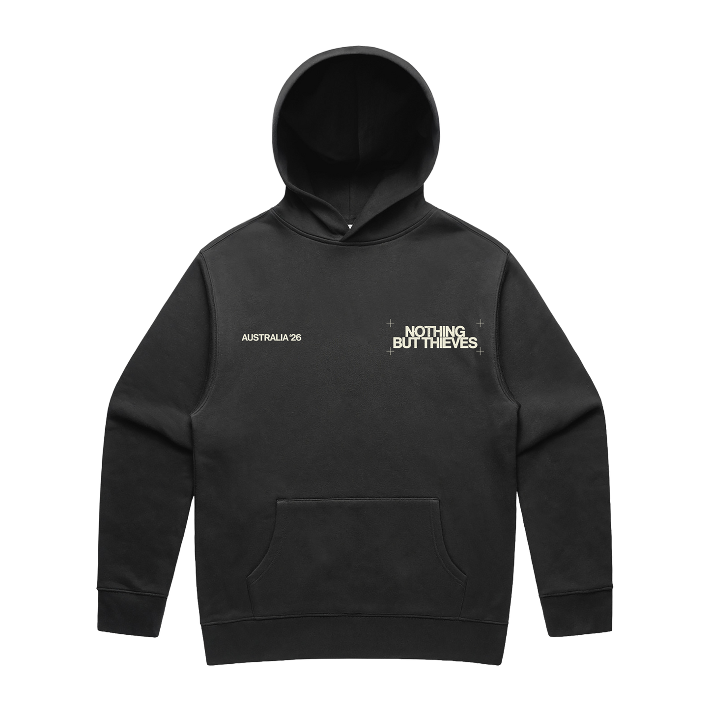 REPEAT LOGO 2026 AUSTRALIA TOUR VINTAGE BLACK  HOOD