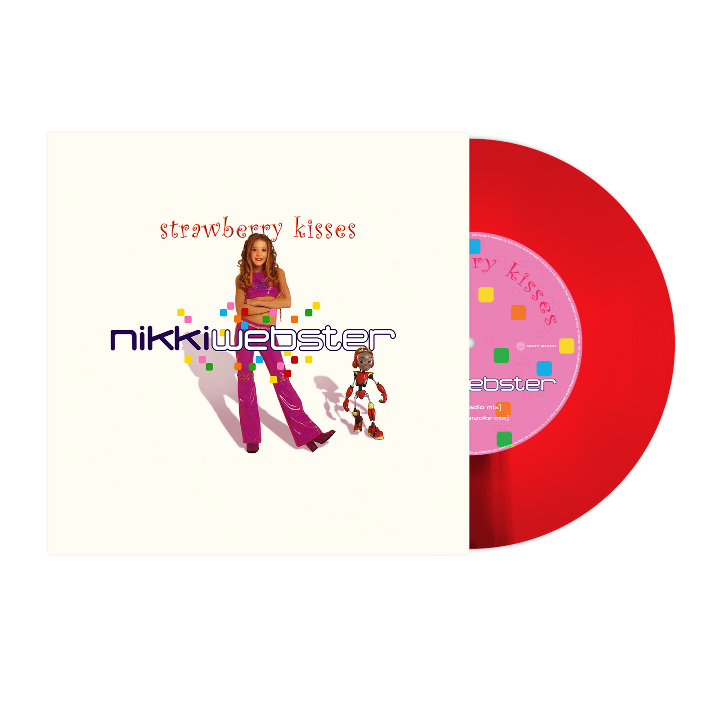Limited Edition Strawberry Kisses Red 7” Vinyl (SIGNED)