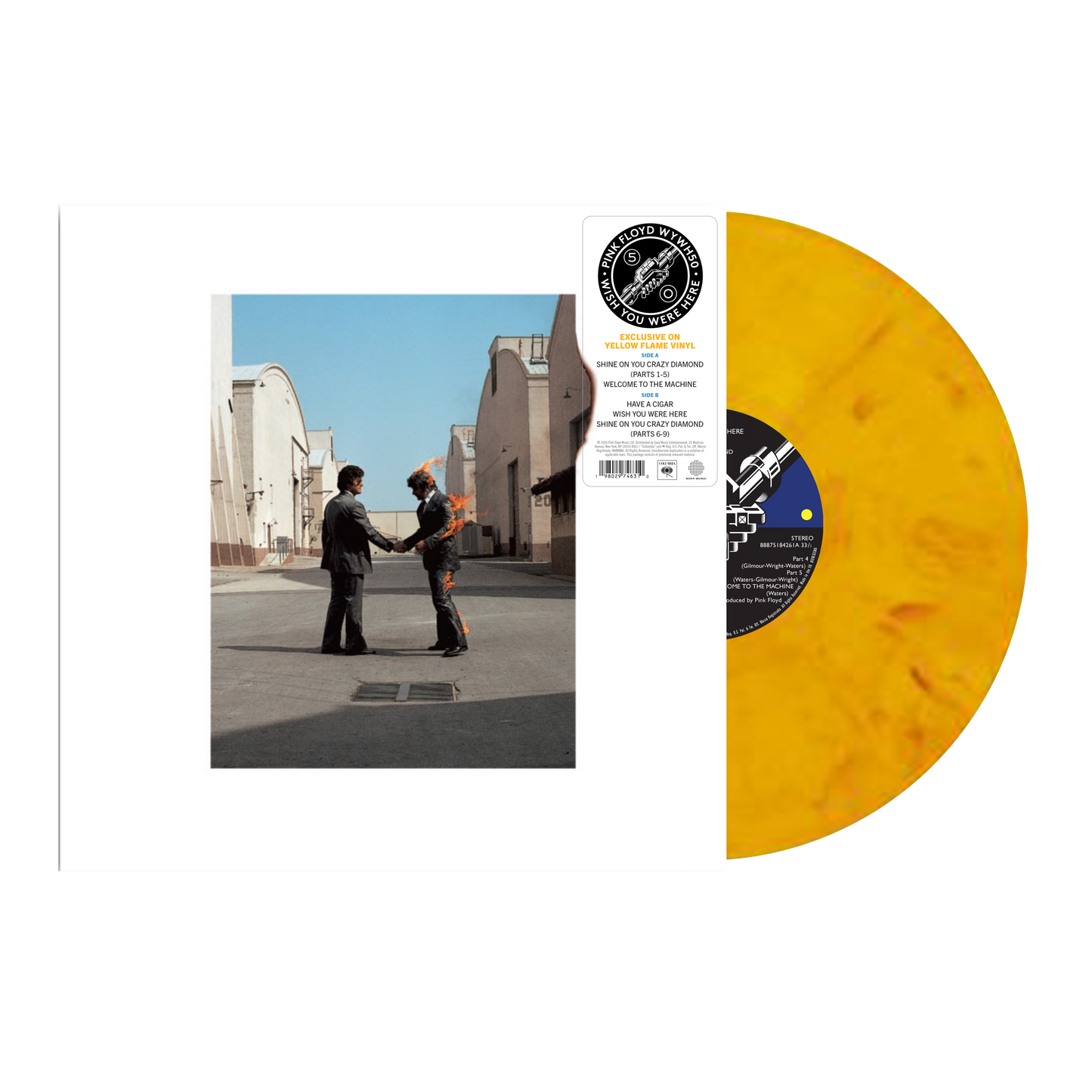 WISH YOU WERE HERE 50 YELLOW FLAME VINYL