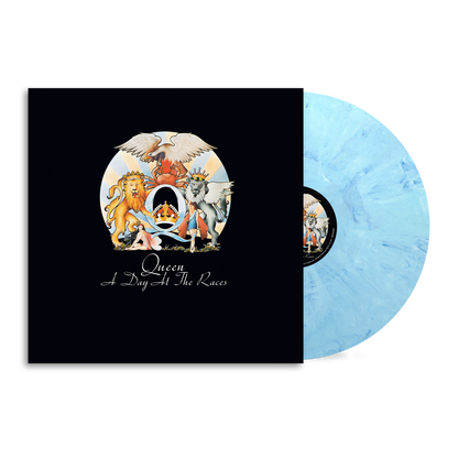 A DAY AT THE RACES (50th ANNIVERSARY EDITION) BLUE MARBLED VINYL