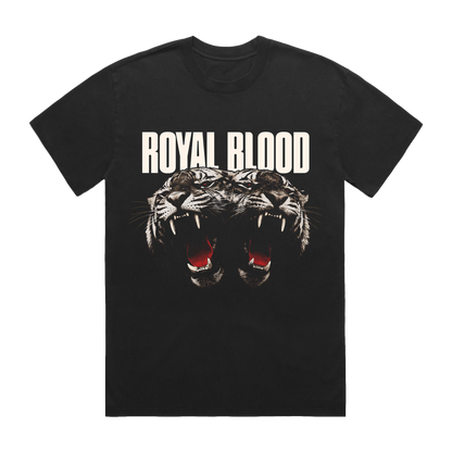 Dead Company | Coloured Tiger Faded Black T-Shirt