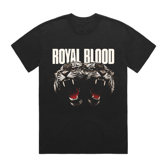 Dead Company | Coloured Tiger Faded Black T-Shirt