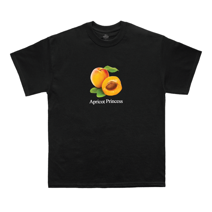 APRICOT PRINCESS BLACK TEE