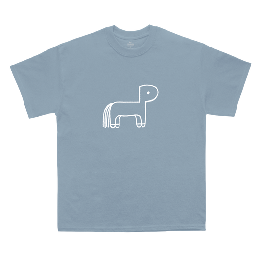 HORSE BLUE TEE