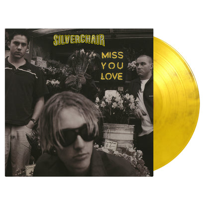 MISS YOU LOVE (12" CRYSTAL CLEAR, YELLOW & BLACK MARBLED) VINYL