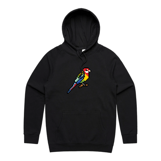 Eastern Rosellas Black Hoodie (Adult)