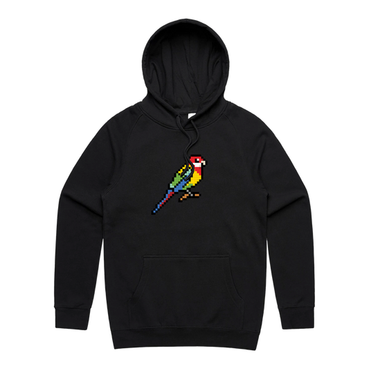 Eastern Rosellas Black Hoodie (Adult)