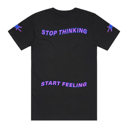 STOP THINKING TEE BLACK