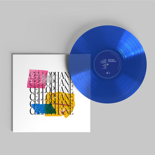 CELLOPHANE VINYL (TRANSPARENT ROYAL BLUE)