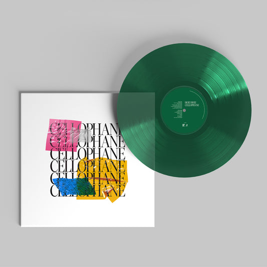 CELLOPHANE VINYL (TRANSPARENT EMERALD GREEN)