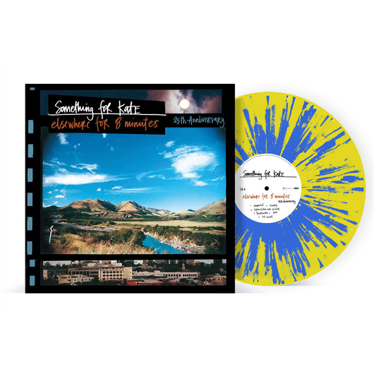 ELSEWHERE FOR EIGHT MINUTES: 25TH ANNIVERSARY EDITION (OPAQUE YELLOW WITH BLUE SPLATTER) VINYL