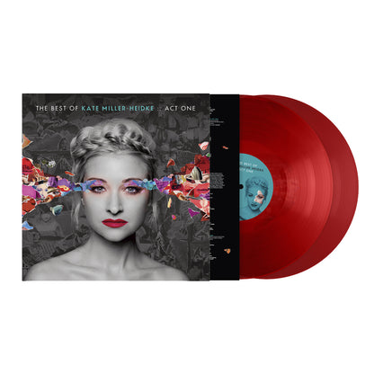 THE BEST OF KATE MILLER-HEIDKE: ACT ONE (OPAQUE RED 2LP) VINYL