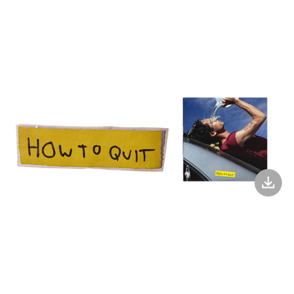 how to quit sticker pack + digital download